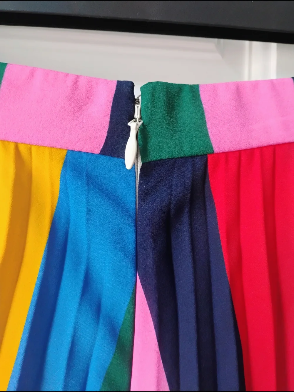 Boden Fairfax Multicolor Bright  Stripe Pleated Skirt - Brand New With Tags - Picture 6 of 12